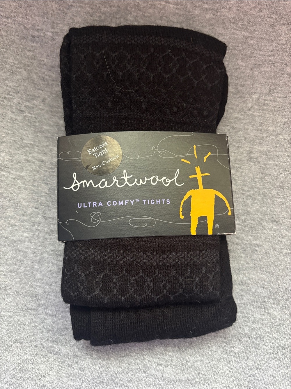 Smartwool Wool blend Estonia Tights in Black